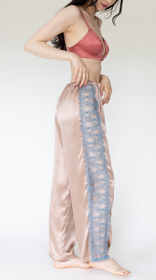 Silk Lace Pants