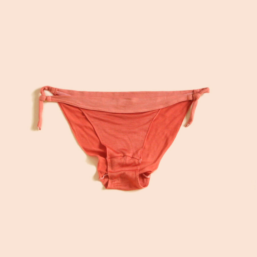 ［Natural dye］Panties- Coral Red
