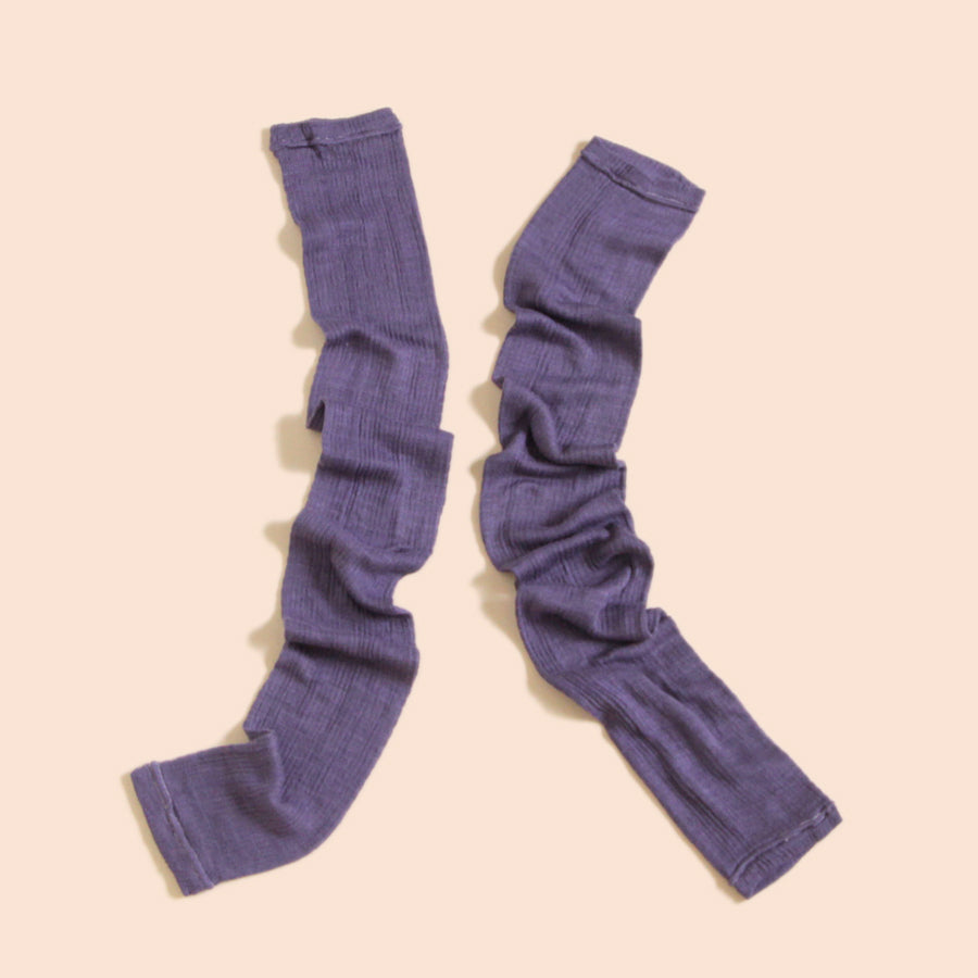 ［Natural dye］Leg Wear- Blue Violet